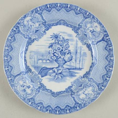 Seasons Blue Luncheon Plate