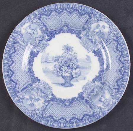 Seasons Blue Bread & Butter Plate