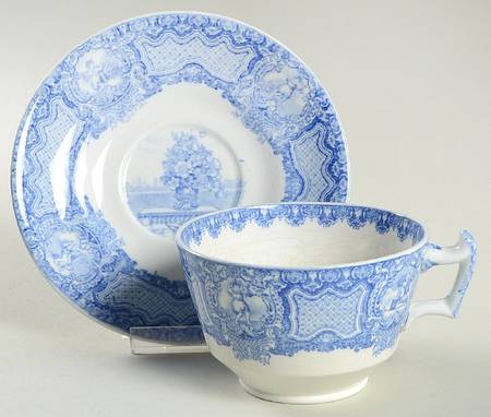 Seasons Blue Footed Cup & Saucer Set