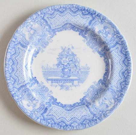 Seasons Blue Bread & Butter Plate
