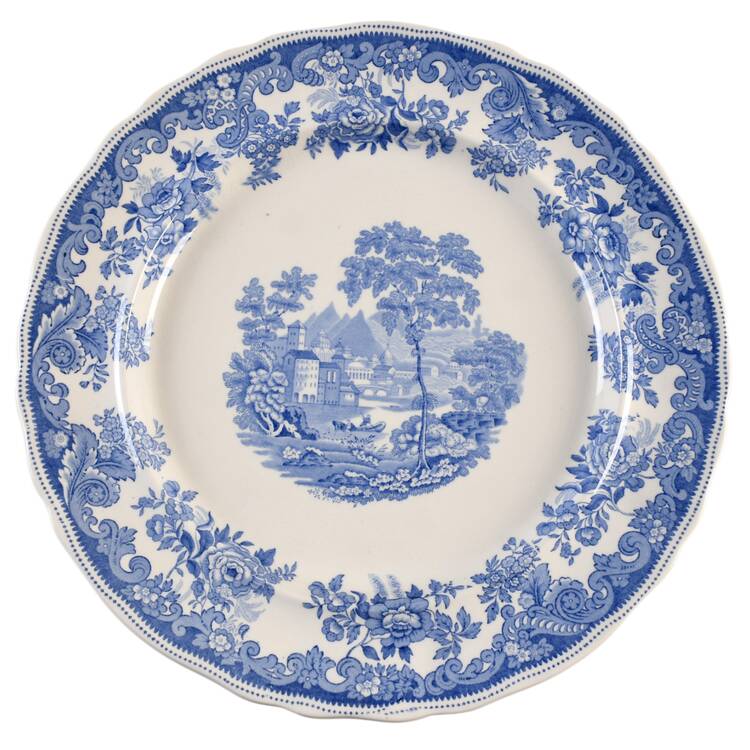 Severn Blue 12" Chop Plate (Round Platter)
