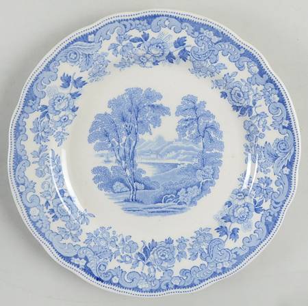 Severn Blue Salad Plate