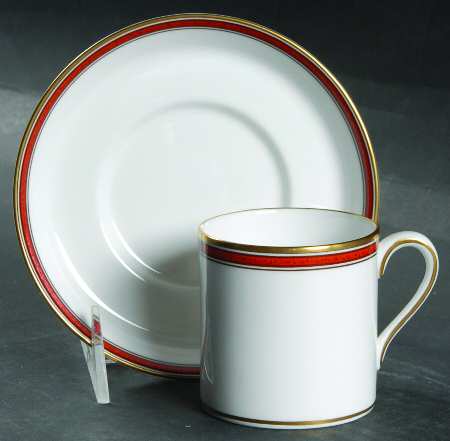 Seville Flat Demitasse Cup & Saucer Set