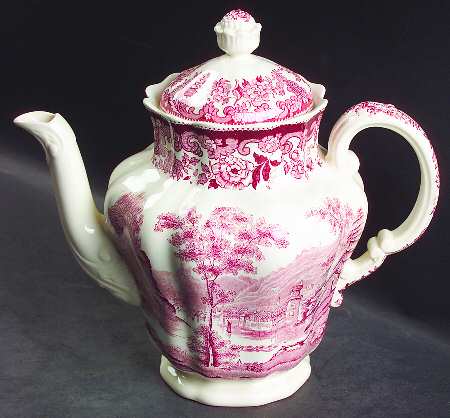 Severn Red Coffee Pot & Lid