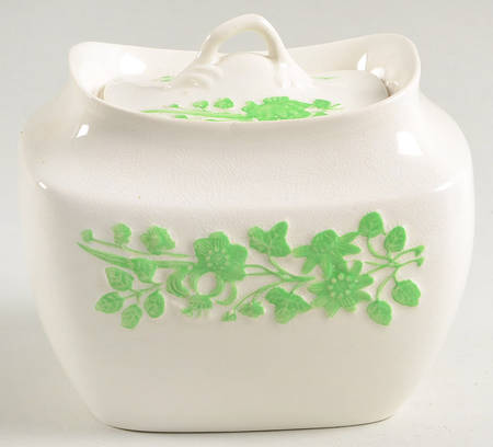 Shamrock Sugar Bowl & Lid