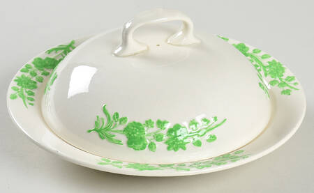 Shamrock Round Covered Butter