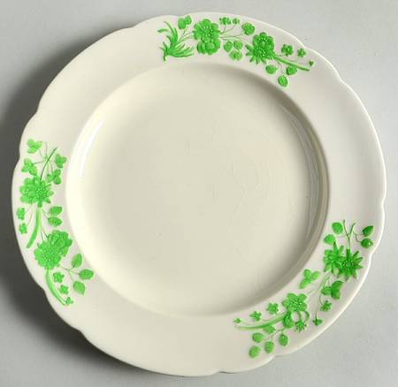 Shamrock Luncheon Plate