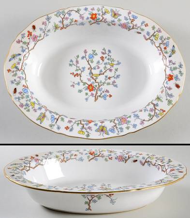 Shanghai 11" Oval Vegetable Bowl