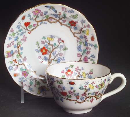 Shanghai Footed Cup & Saucer Set