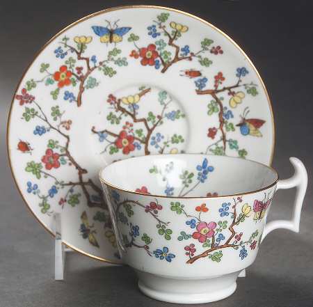 Shanghai Footed Cup & Saucer Set