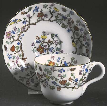 Shanghai Footed Cup & Saucer Set