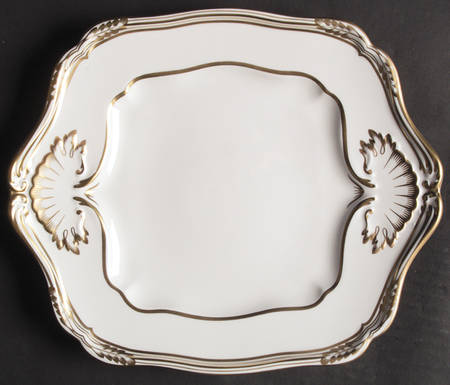 Sheffield Square Handled Cake Plate