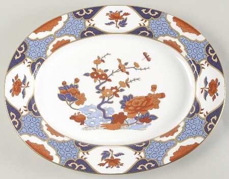 Shima 13" Oval Serving Platter