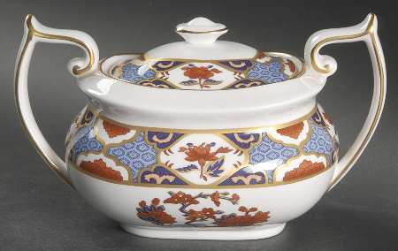 Shima Sugar Bowl & Lid