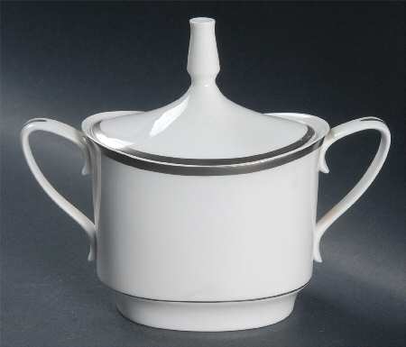 Silver Eternity Sugar Bowl & Lid