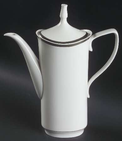 Silver Eternity Coffee Pot & Lid