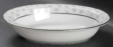 Silver Mist 9" Oval Vegetable Bowl