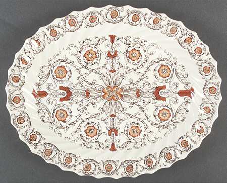 Sorrento 17" Oval Serving Platter