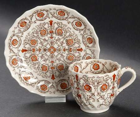 Sorrento Flat Demitasse Cup & Saucer Set
