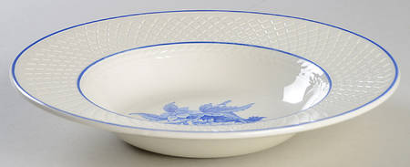 Camilla Blue (Mansard Shape) Rim Soup Bowl
