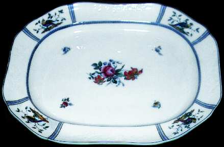 June (2-7161) 16" Oval Serving Platter