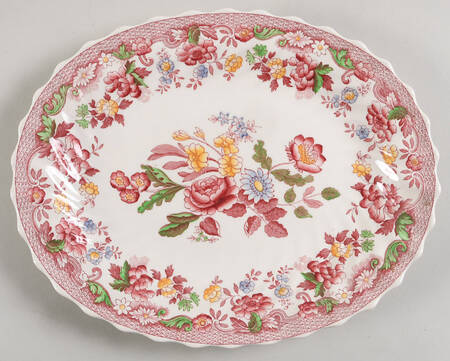 Spode's Bouquet 11" Oval Serving Platter
