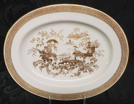 Spode's Garden 12" Oval Serving Platter