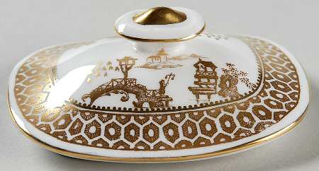 Spode's Garden Lid for Sugar Bowl