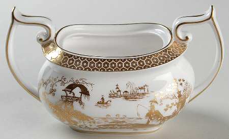 Spode's Garden Sugar Bowl No Lid