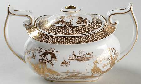 Spode's Garden Sugar Bowl & Lid