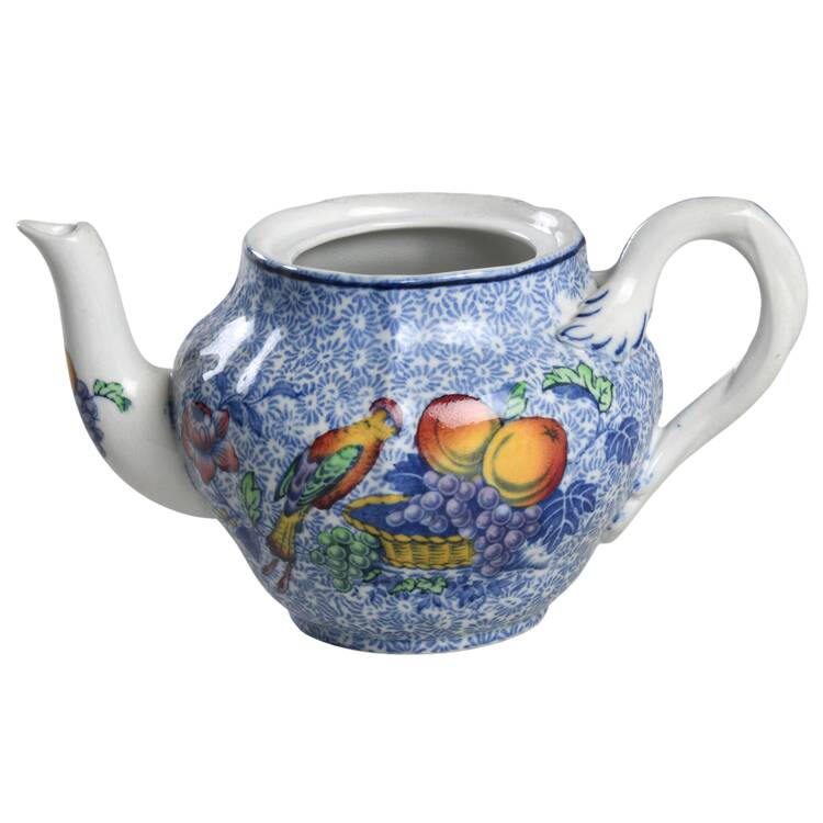 Spode's George III Blue Mini Teapot No Lid