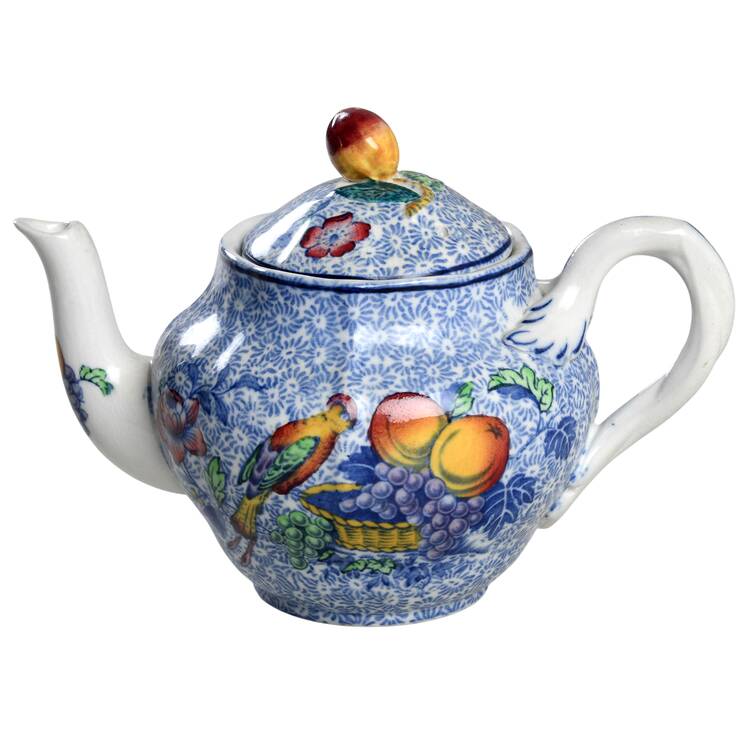 Spode's George III Blue Mini Teapot & Lid