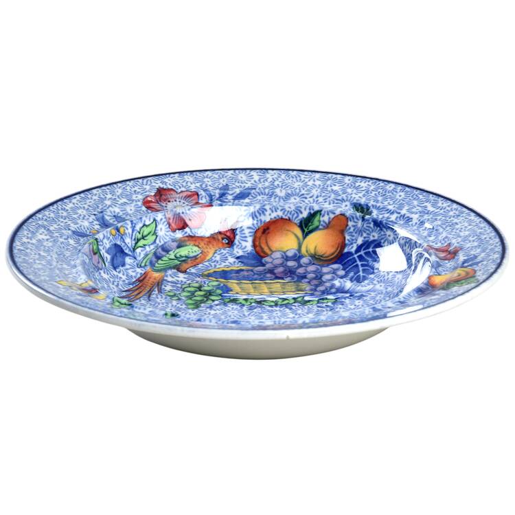 Spode's George III Blue Round Butter No Lid