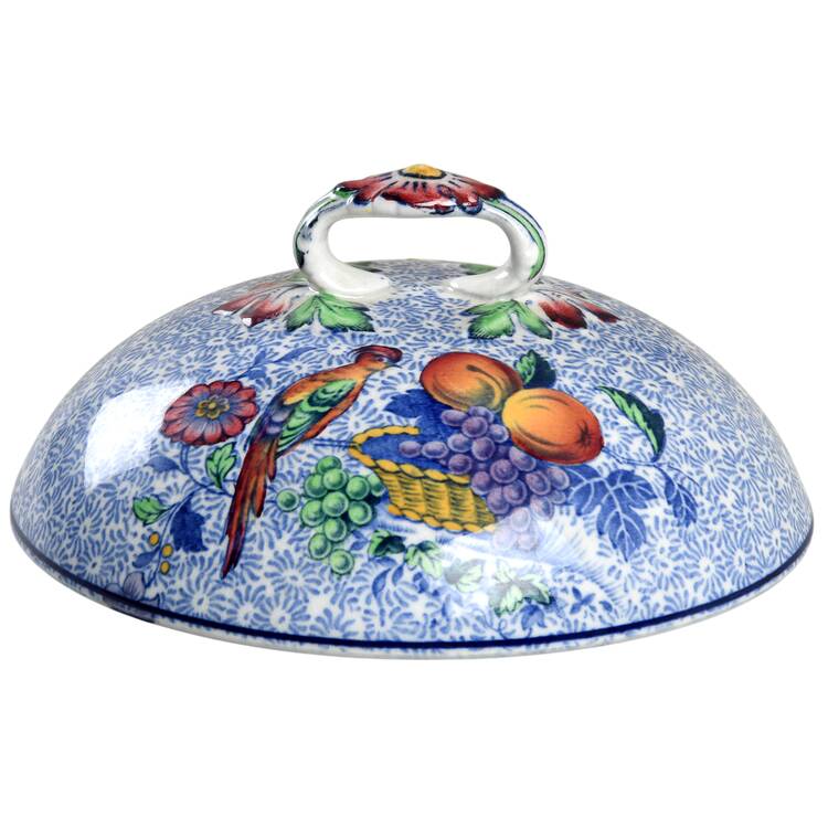 Spode's George III Blue Lid for Round Butter