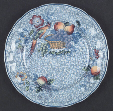 Spode's George III Blue Salad Plate
