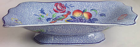 Spode's George III Blue Large Compote
