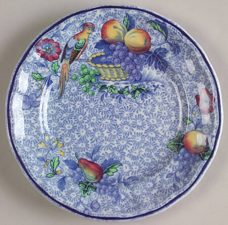 Spode's George III Blue Small Bread & Butter Plate