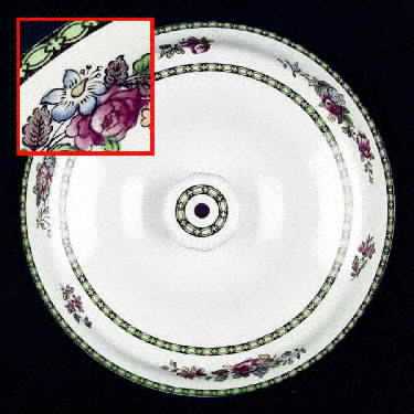 Spode's Glory Lid for Round Vegetable