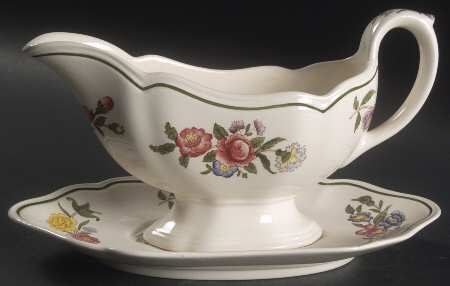 Springtime Gravy Boat & Underplate