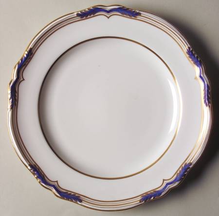 Stafford Blue Leaf Luncheon Plate
