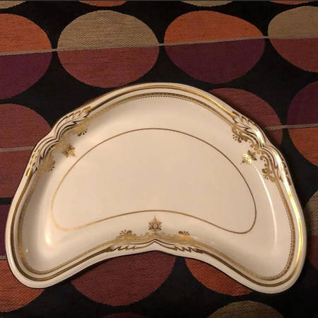 Stafford White Crescent Salad Plate