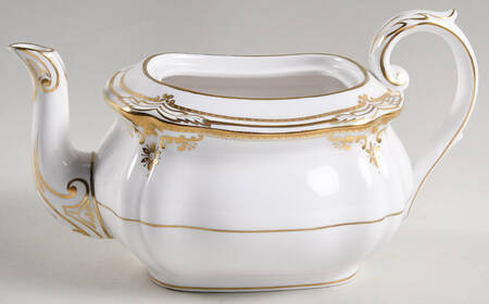 Stafford White Teapot No Lid