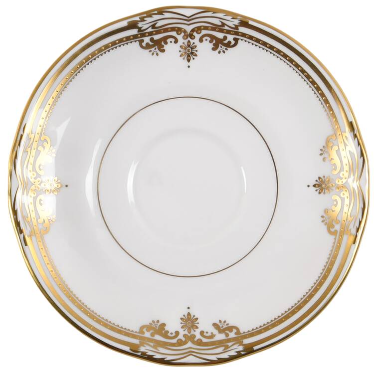 Stafford White Saucer