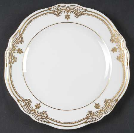 Stafford White Luncheon Plate