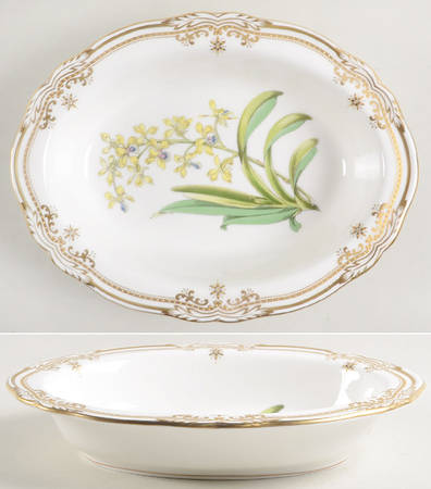 Stafford Flowers 9" Oval Vegetable Bowl