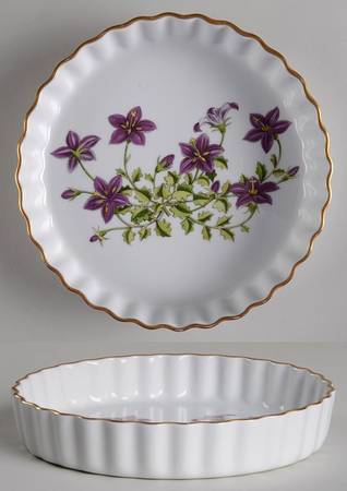 Stafford Flowers 7" Quiche Oven To Table