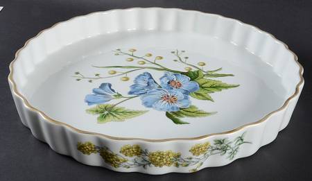 Stafford Flowers 13" Quiche Oven To Table