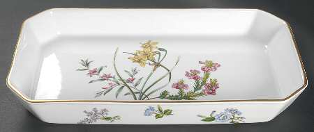 Stafford Flowers 14" Rectangular Baker Oven To Table
