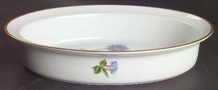 Stafford Flowers 11" Oven-To-Table Oval Baker
