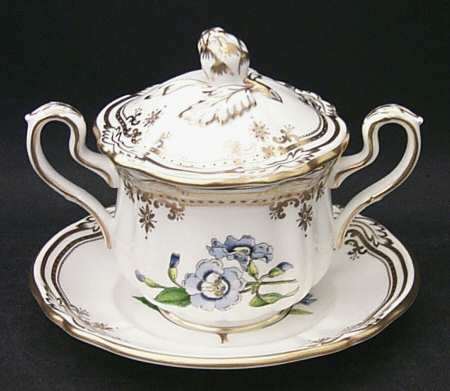 Stafford Flowers Cabinet Cup & Saucer Set w/Lid